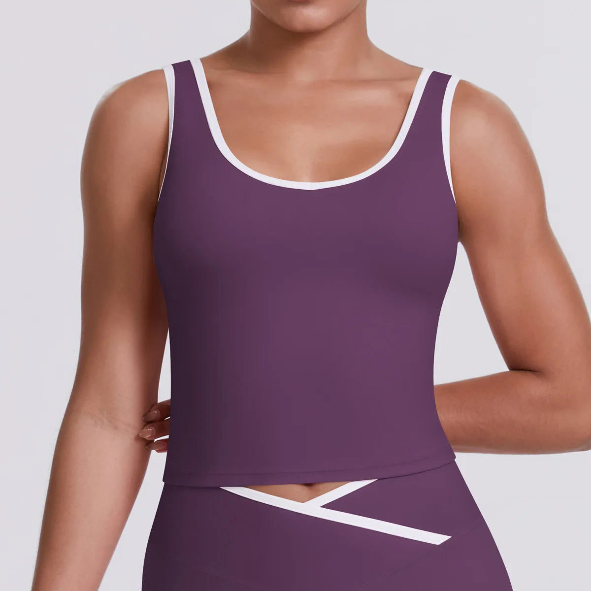 Women's Breathable Workout Shorts Sets Gym Fitness Activewear 3-Piece Set V Shape High Waist Solid Front Logo Yoga