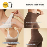 Gradient Nylon High Waist Breathable Yoga Apparel Sets Lounge Trousers 2pcs Women's Calf-Length Yoga Leggings Pants