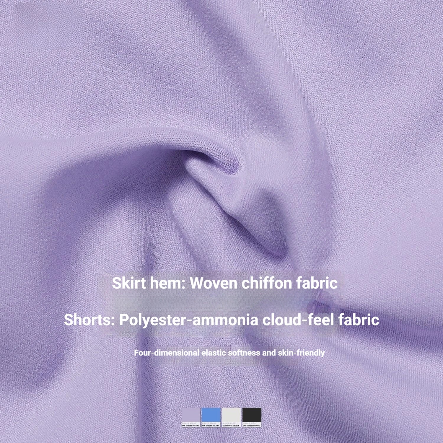 Custom Logo High Waist A-Line Pleated Tennis Skirt with Phone Pockets Anti-exposure Chiffon Golf Sports Skort