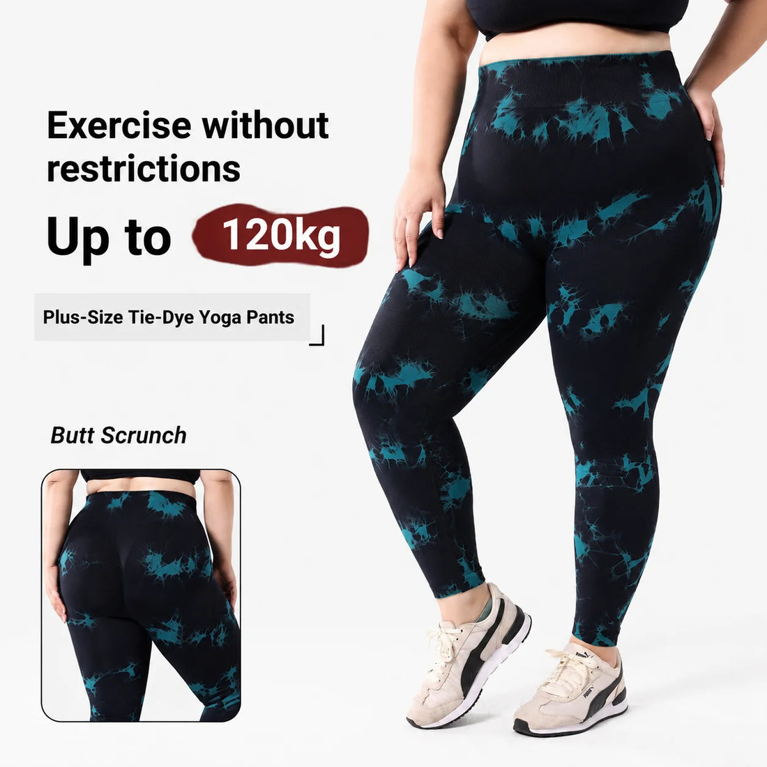 European American Plus-size Yoga Leggings Spandex/Nylon High Quality Yoga Leggings for Women Workout Clothes for Women