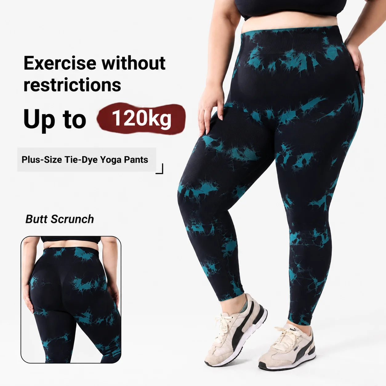 European American Plus-size Yoga Leggings Spandex/Nylon High Quality Yoga Leggings for Women Workout Clothes for Women