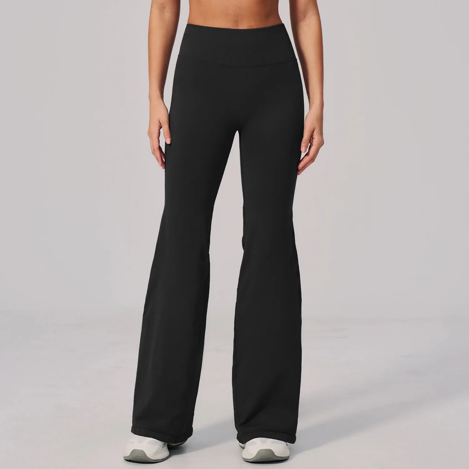 Women's Seamless Comfortable High Waist Tight Sports Pants Color Contrast Naked Feel for Running Fitness Leggings Seamless Pants
