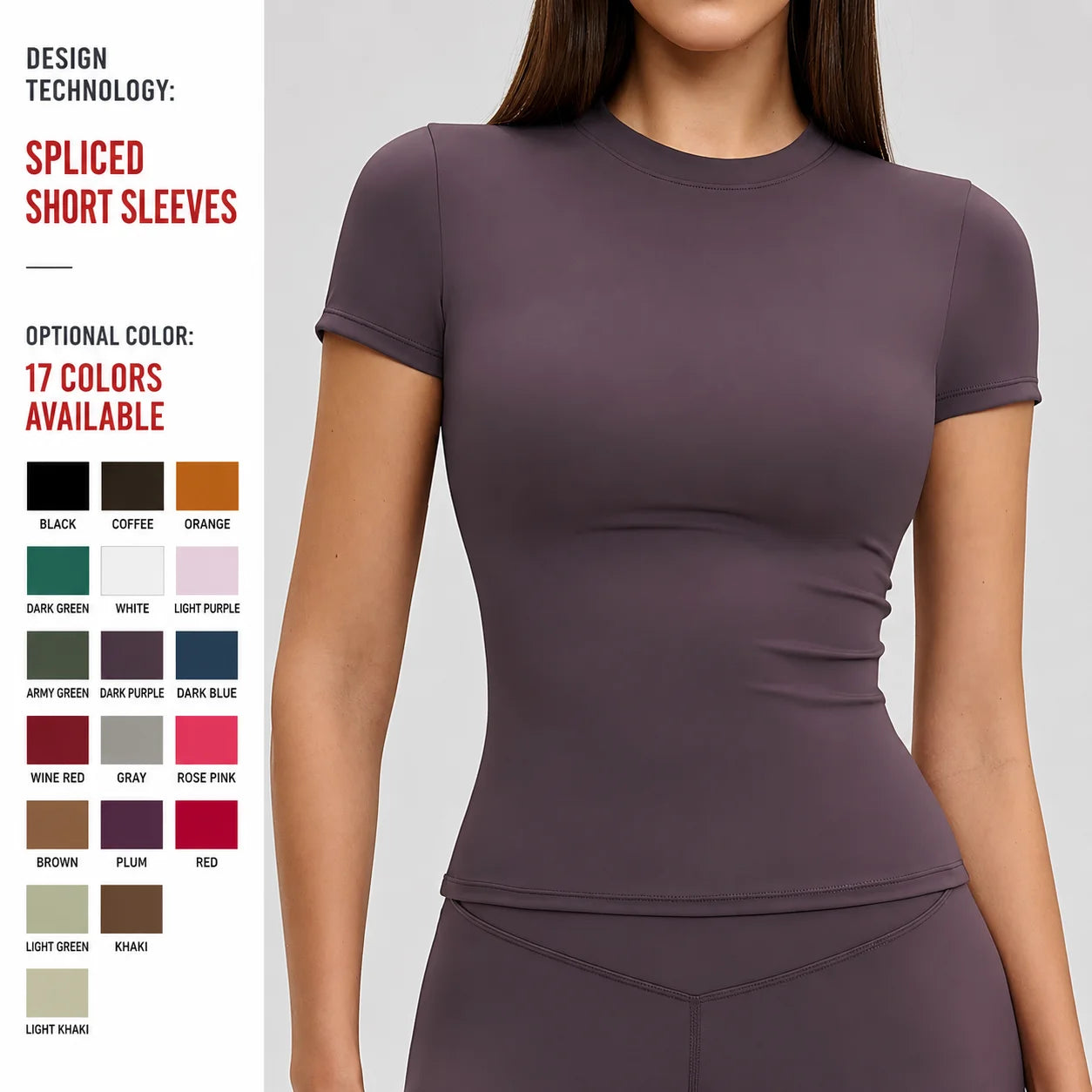 Women's Fashion T-shirt Quick Drying Yoga Wear Short Sleeved Fitness Top Smock Outdoor Running and Jersey Football Custom