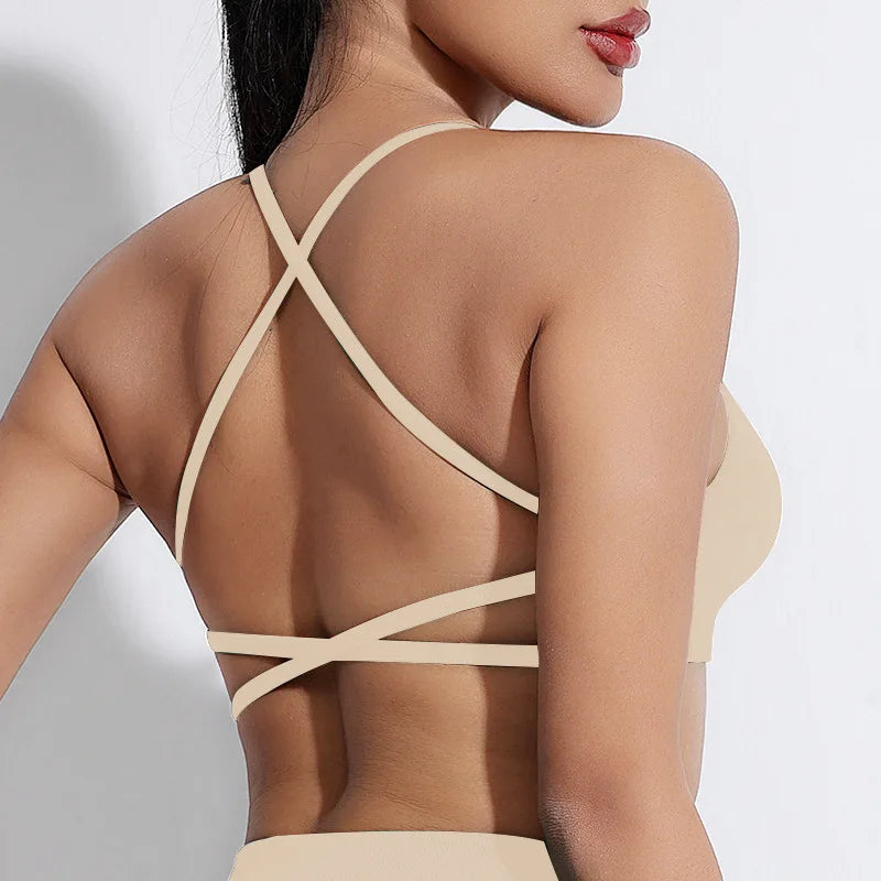 Women's Seamless Workout Tank Top Sports Bra New Arrival Wholesale Custom Logo Best Fitted Compression Yoga Bra Breathable