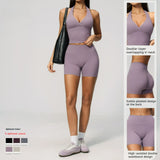 Factory Women's Custom Reversible Activewear Set Seamless Quick Dry Sexy Yoga Leggings Bra Solid Pattern Waist Gym Fitness Wear