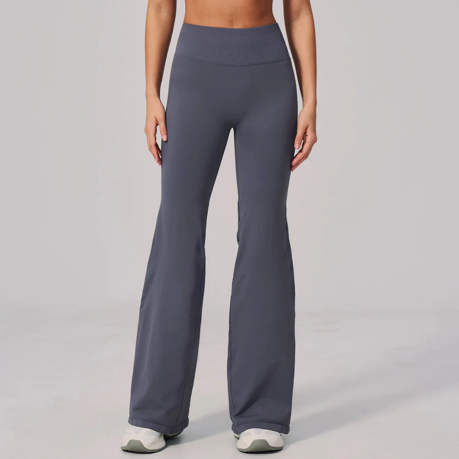 Women's Seamless Comfortable High Waist Tight Sports Pants Color Contrast Naked Feel for Running Fitness Leggings Seamless Pants