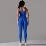 Fast Dry Four-Way Stretch Bodysuit Women  Sexy Peach Butt Lift Yoga Fitness Beauty Back Gym Sports One Piece  Jumpsuit Elastic