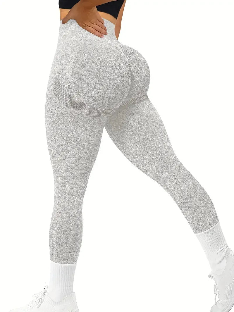 Custom Women High Waist Seamless Leggings Scrunch Butt Booty Lifting Yoga Pants Tummy Control Gym Workout Leggings