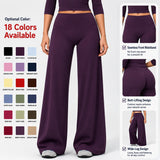 Custom High Waist Full LengthYoga Flare Leggings Compression Fitness Flare Pants Women Butt Lift Sports Gym Yoga Pants