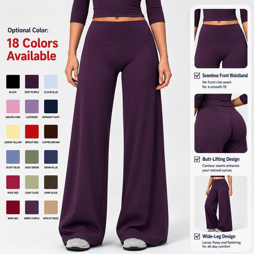 Custom High Waist Full LengthYoga Flare Leggings Compression Fitness Flare Pants Women Butt Lift Sports Gym Yoga Pants
