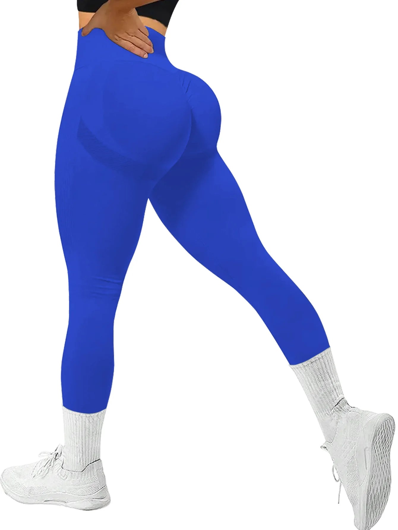 Custom Women High Waist Seamless Leggings Scrunch Butt Booty Lifting Yoga Pants Tummy Control Gym Workout Leggings