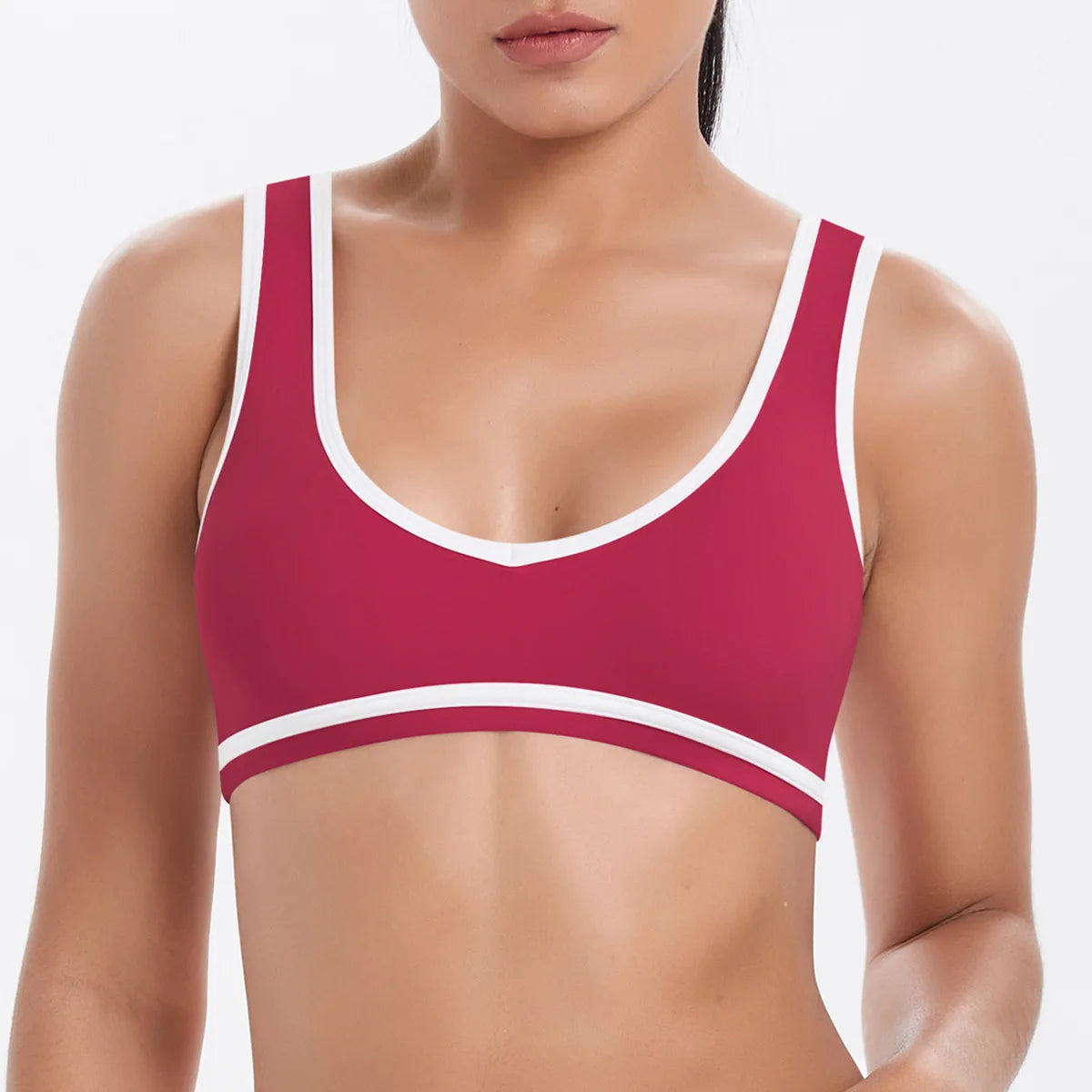 Women's Breathable Workout Shorts Sets Gym Fitness Activewear 3-Piece Set V Shape High Waist Solid Front Logo Yoga