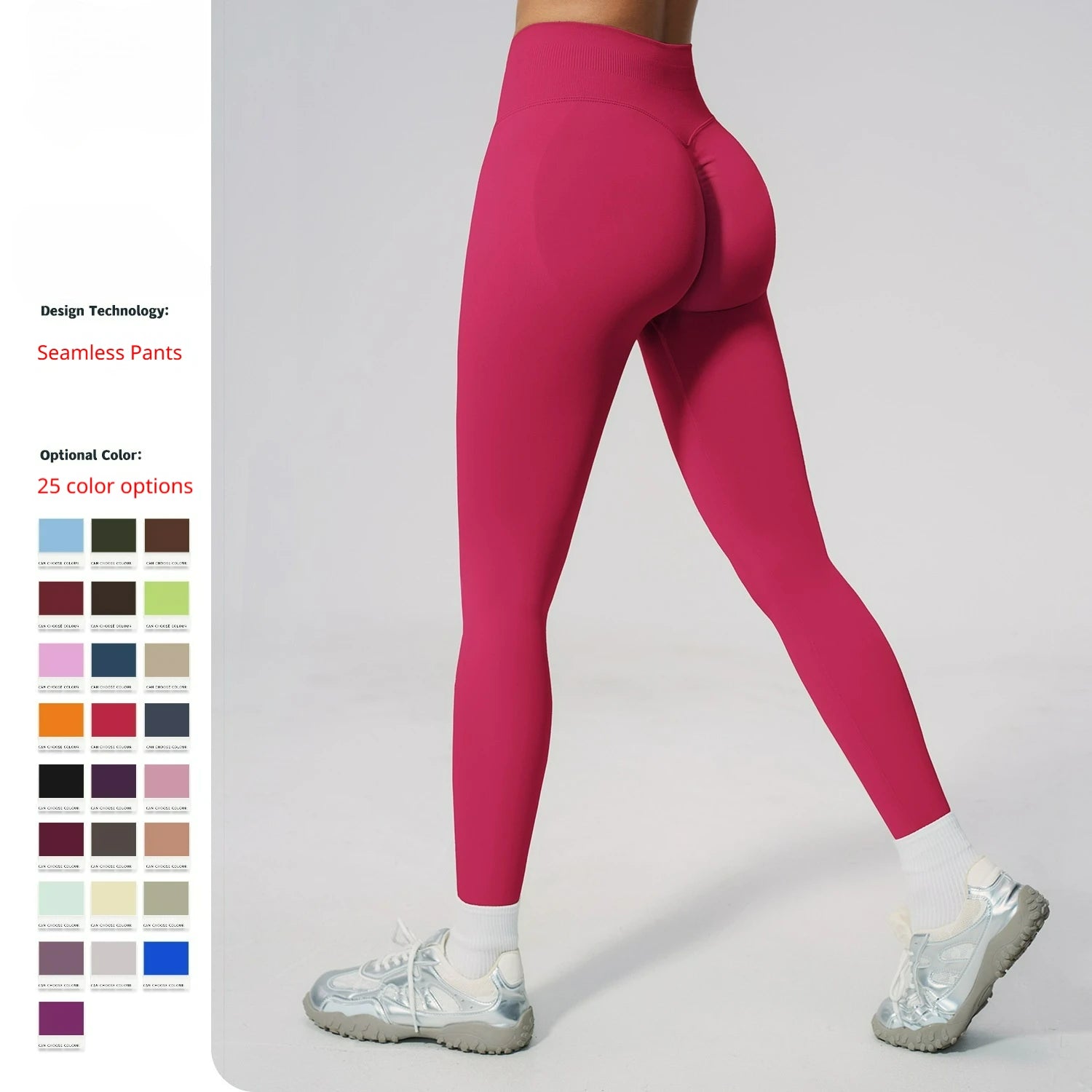 Custom Logo Women's XXL Strapless Fitness Legging Compression Stretchy Soft Comfort Quick Drying Butt Lifting Leggings