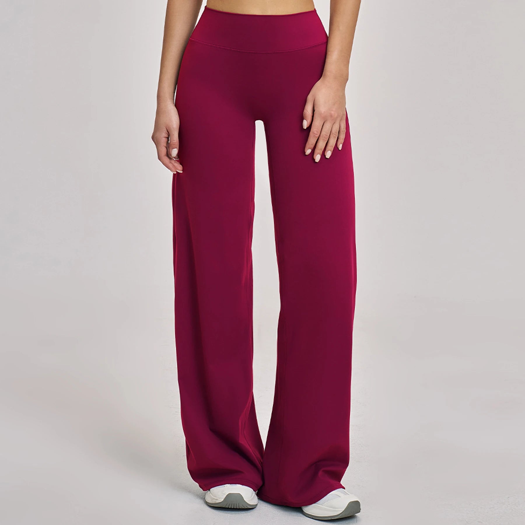 Custom High Stretchy Summer Yoga Set Scrunch Sports Bras Quick Dry High Waist Elastic Flare Pants Workout Running Sportswear