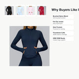 Quick-drying Fitness Yoga Set Zipper Casual Set Women's Outdoor Cycling and Running Sports Set Custom LOGO
