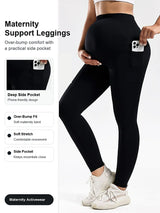 Wholesale Maternity Leggings High Waist Seamless Pregnant Yoga Pants Workout Fitness Sports Skinny Pregnancy Leggings