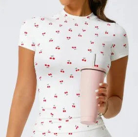 Custom Logo Short Sleeve Yoga Top Modest Active Wear Women Lightweight T Shirts High Stretchy Workout Gym Shirt Sports