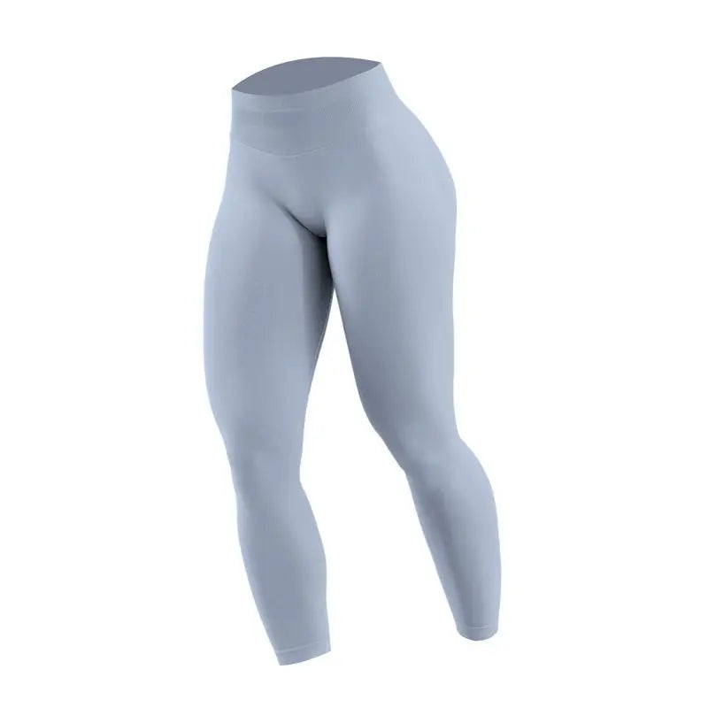Wholesale Double-sided Danding Solid Seamless High Waisted Women Breathable Fitness Yoga Leggings