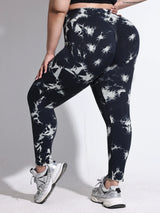 European American Plus-size Yoga Leggings Spandex/Nylon High Quality Yoga Leggings for Women Workout Clothes for Women