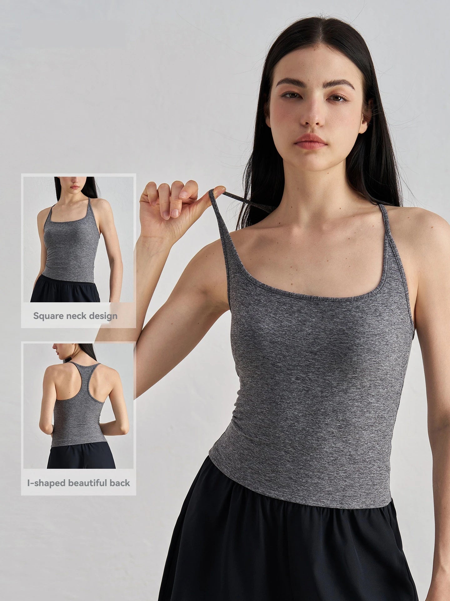 Women Yoga Tank Top Racerback Workout Sports Camisole Slim Fit Crop Top Gym Running Fitness Activewear Custom Logo