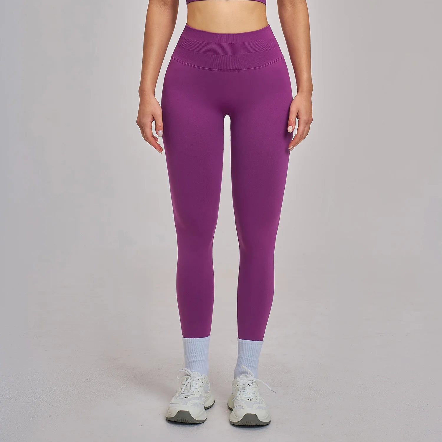Custom Logo Women's XXL Strapless Fitness Legging Compression Stretchy Soft Comfort Quick Drying Butt Lifting Leggings