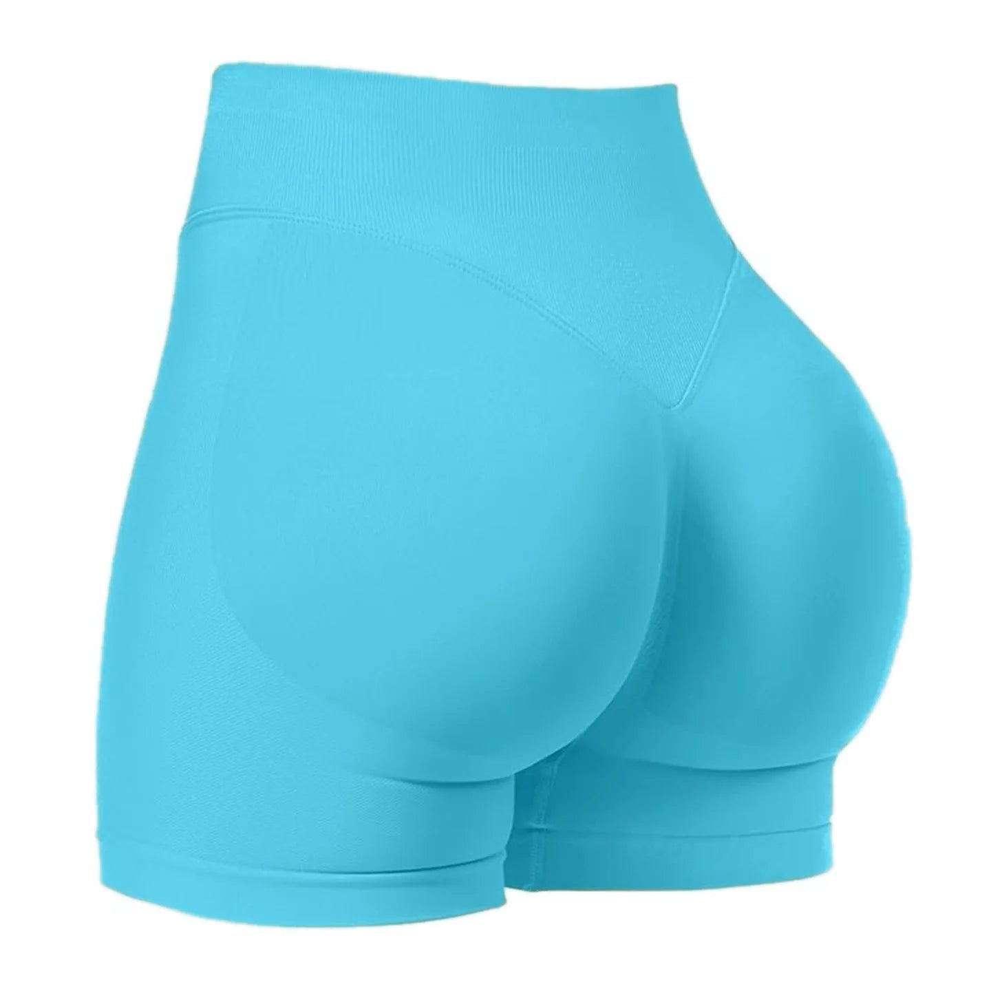 Women's High Waist Seamless Yoga Shorts Butt Lift Fitness  Quick Dry Pants Scrunch Butt Workout Booty Essentials Shorts