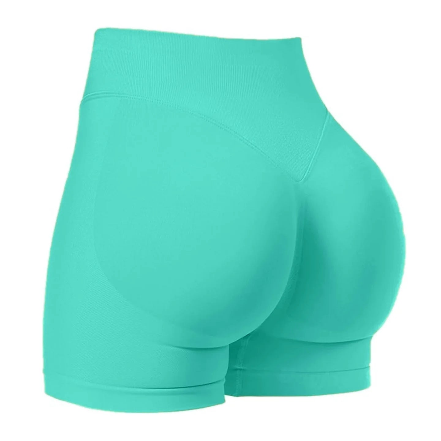 Women's High Waist Seamless Yoga Shorts Butt Lift Fitness  Quick Dry Pants Scrunch Butt Workout Booty Essentials Shorts