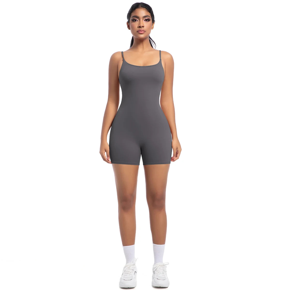 Wholesale Bodysuits Girls Yoga Sports Short Jumpsuit Women Gym Playsuits Running Jumpsuits Athletic Workout Wear