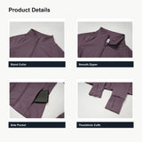 Quick-drying Fitness Yoga Set Zipper Casual Set Women's Outdoor Cycling and Running Sports Set Custom LOGO