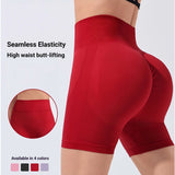 Custom Women High Waist Tummy Control Butt Lifting Yoga Shorts Fitness Wear Running Breathable Quick Dry Gym Workout Essentials