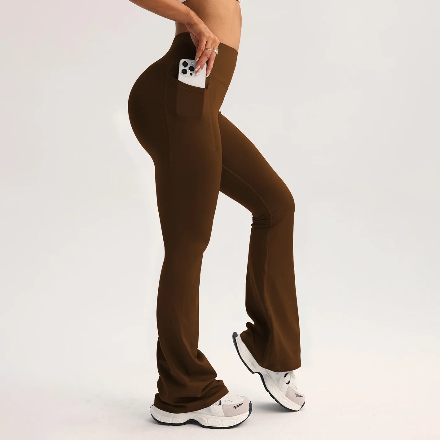 Custom Womens Yoga Wear High Quality Sportswear Flare Leggings Yoga Set Sports Bra Gym Yoga Sets Leggings for Women