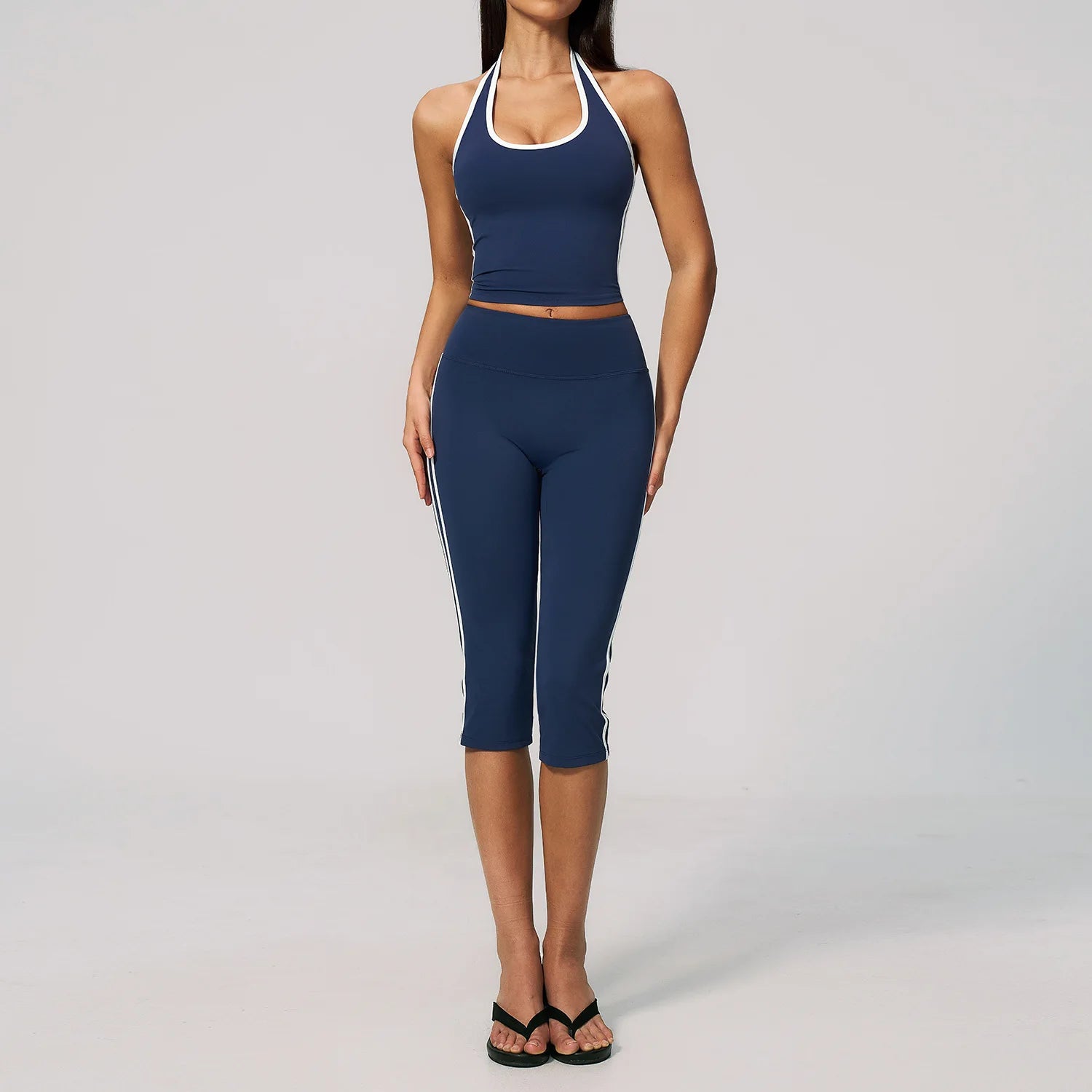 Factory Women's Custom Activewear Set Seamless Quick Dry Sexy Yoga Leggings and Bra Solid Pattern Outdoor Gym Fitness Wear