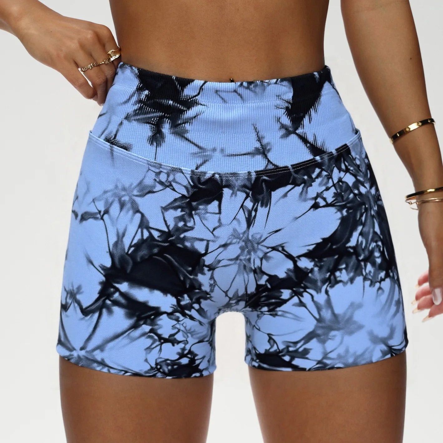 Women's High Waist Seamless Yoga Shorts Butt Lift Fitness  Quick Dry Pants Scrunch Butt Workout Booty Essentials Shorts