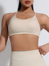 Women's Seamless Workout Tank Top Sports Bra New Arrival Wholesale Custom Logo Best Fitted Compression Yoga Bra Breathable