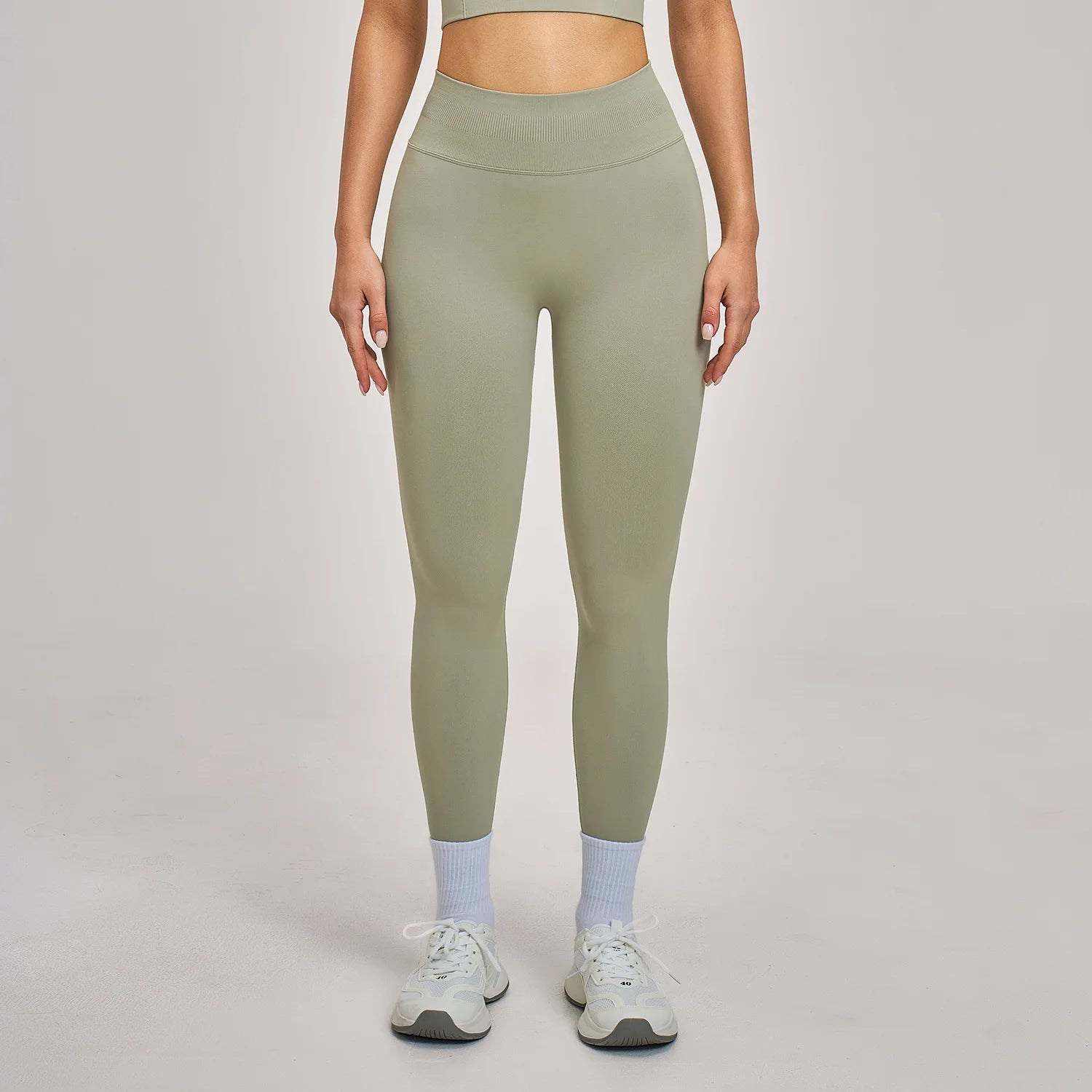 Women's Seamless Solid 5-Piece Yoga Set Breathable High-Waisted Scrunch Workout Leggings Shorts Sportswear Gym Fitness