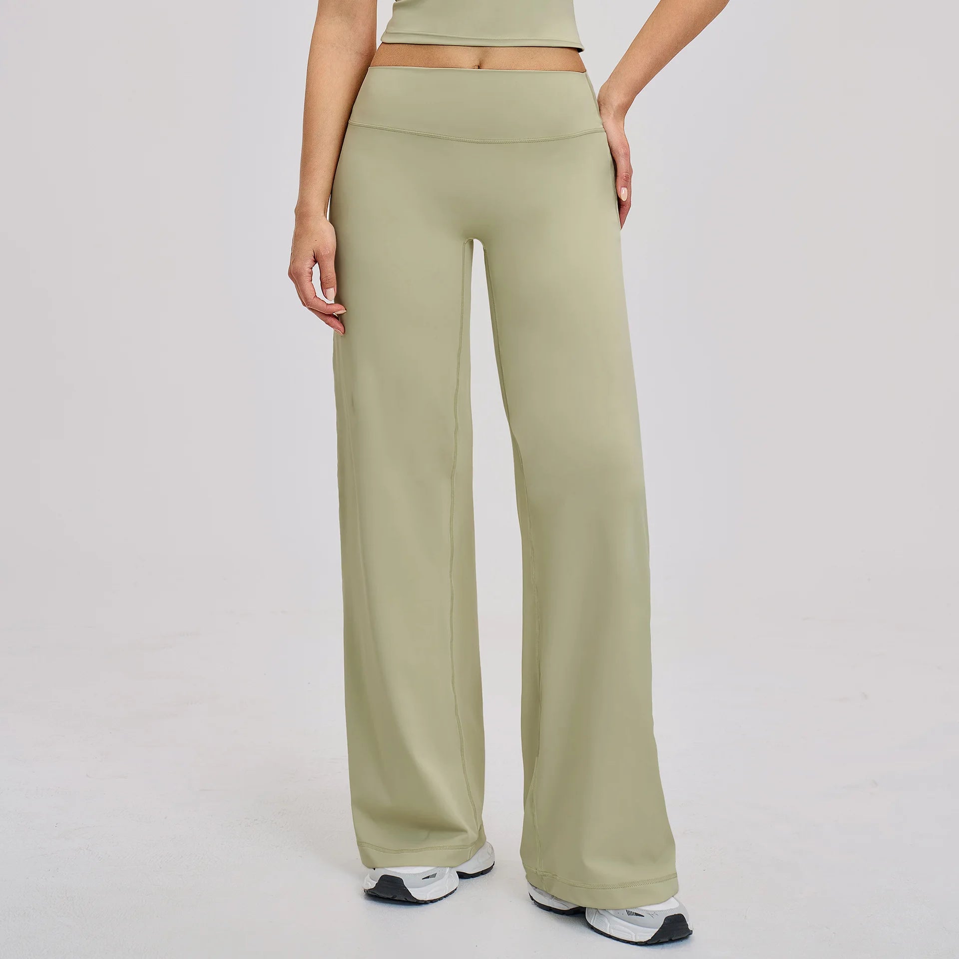 Custom High Waist Full LengthYoga Flare Leggings Compression Fitness Flare Pants Women Butt Lift Sports Gym Yoga Pants