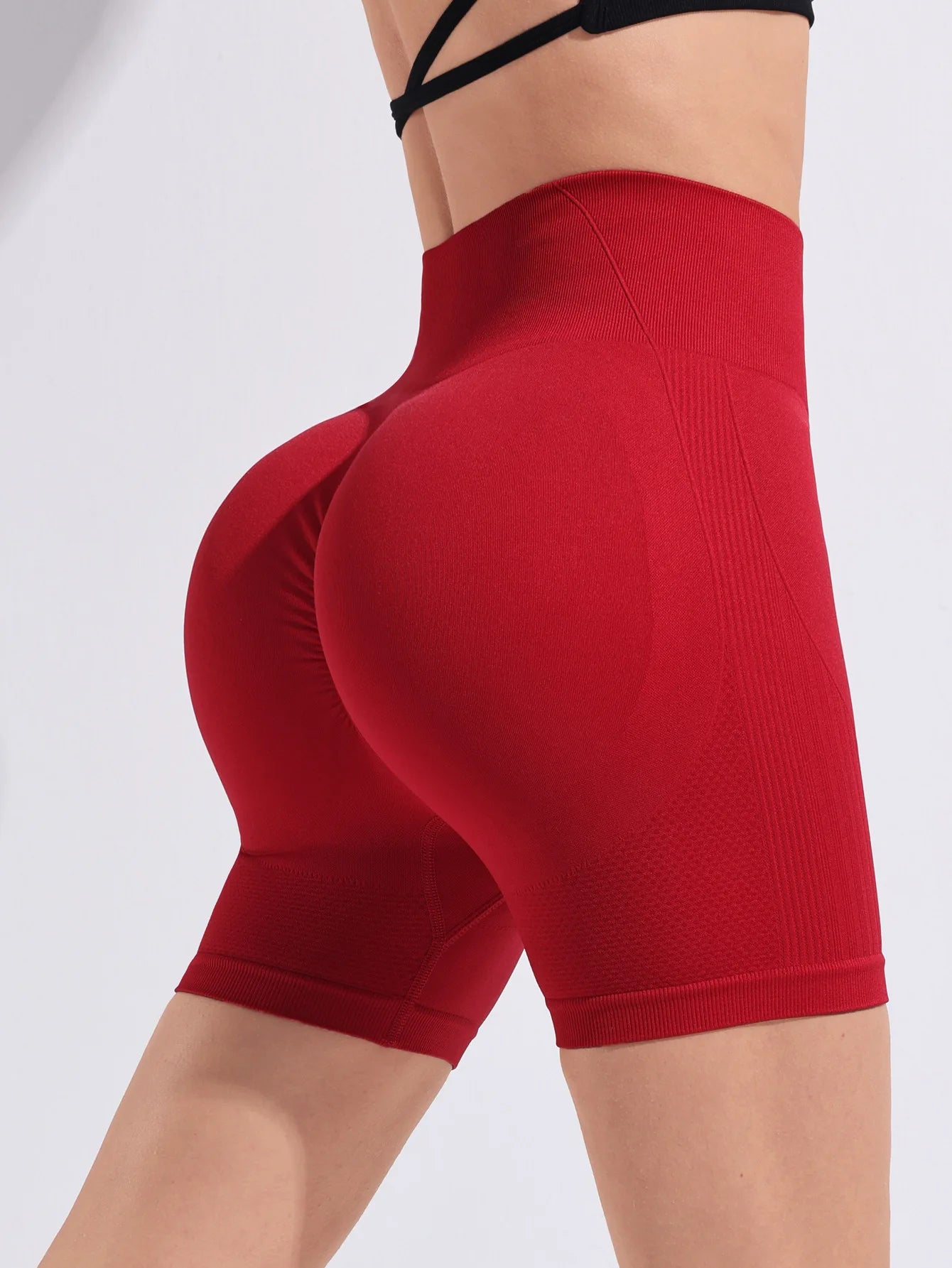 Custom Women High Waist Tummy Control Butt Lifting Yoga Shorts Fitness Wear Running Breathable Quick Dry Gym Workout Essentials