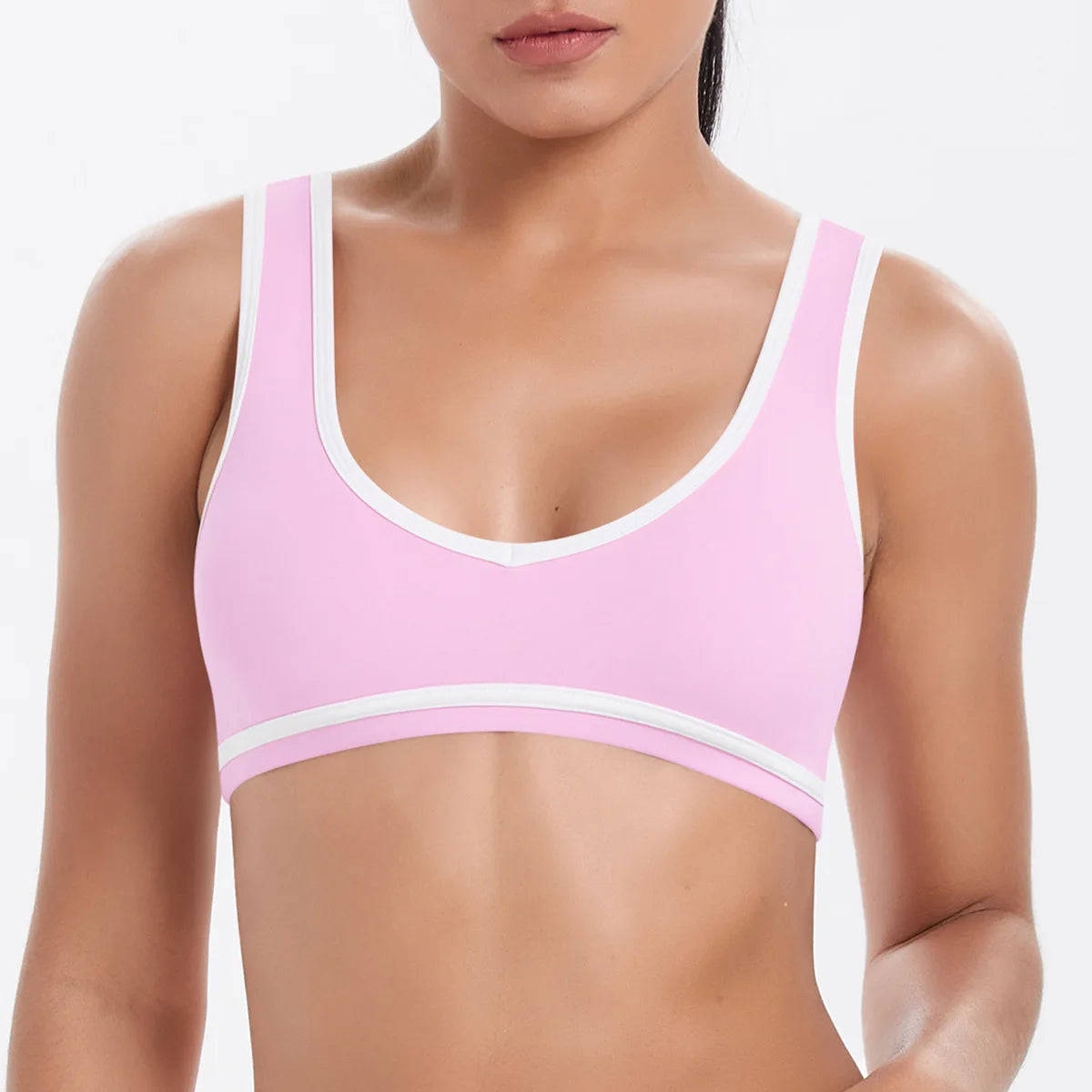 Women's Breathable Workout Shorts Sets Gym Fitness Activewear 3-Piece Set V Shape High Waist Solid Front Logo Yoga