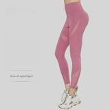 Fashion Design Beauty Back Women Long Sleeve With Thumb Hole Seamless Yoga Sets Yoga Leggings Sets Fashion Sport Fitness Clothes