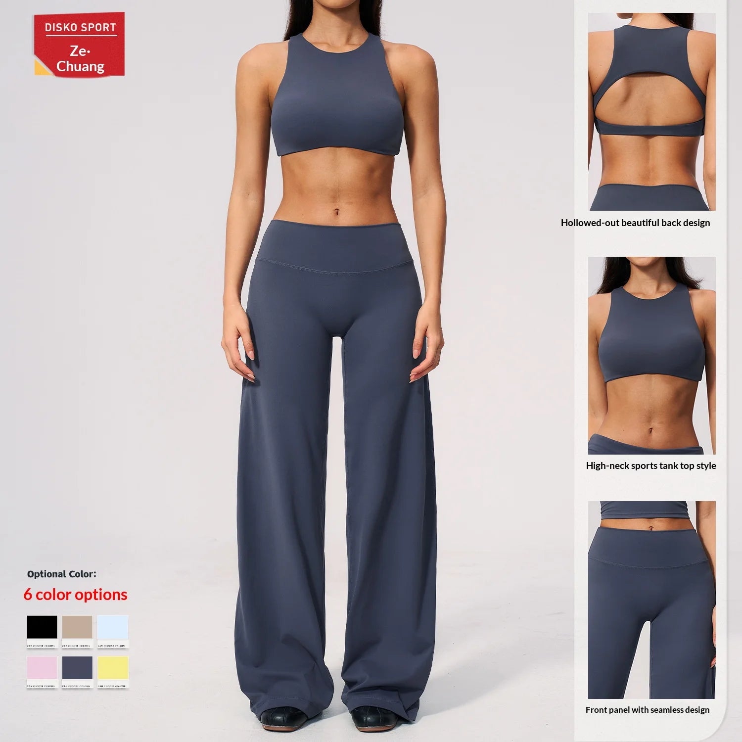 Factory High Stretch Solid Eco-Friendly Fitness Workout Biker Shorts Sports Gym Wear Women Tank Top Yoga Breathable Folded