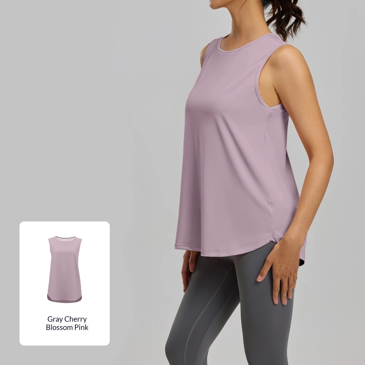 Women's Loose Fit Tank Tops Summer Sleeveless Tees Blouse Plus Size Casual Square Collar Solid Pattern Breathable Knitted Fabric
