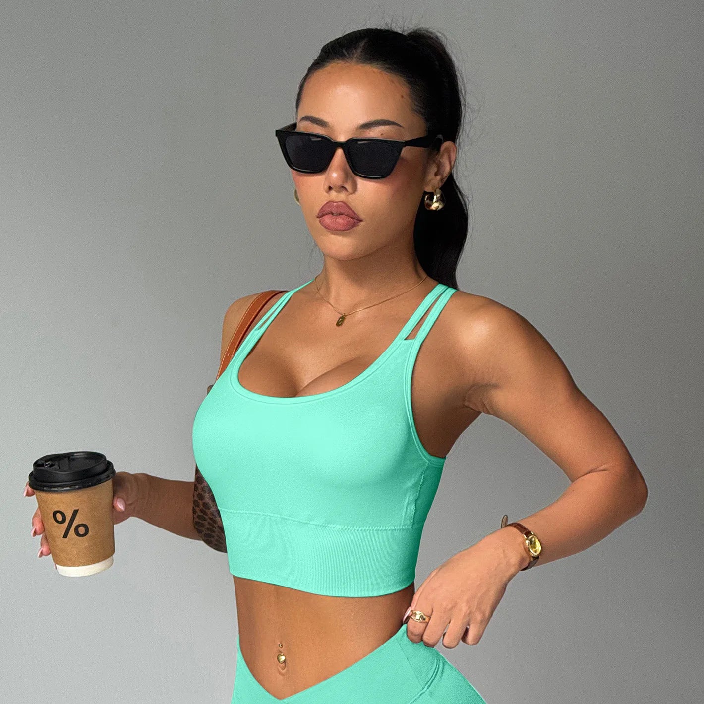Beautiful Back Spandex Nylon Workout Tops Women's Bra Sports Yoga Bra Breathable Quick Dry Gym Fitness Bra for Women