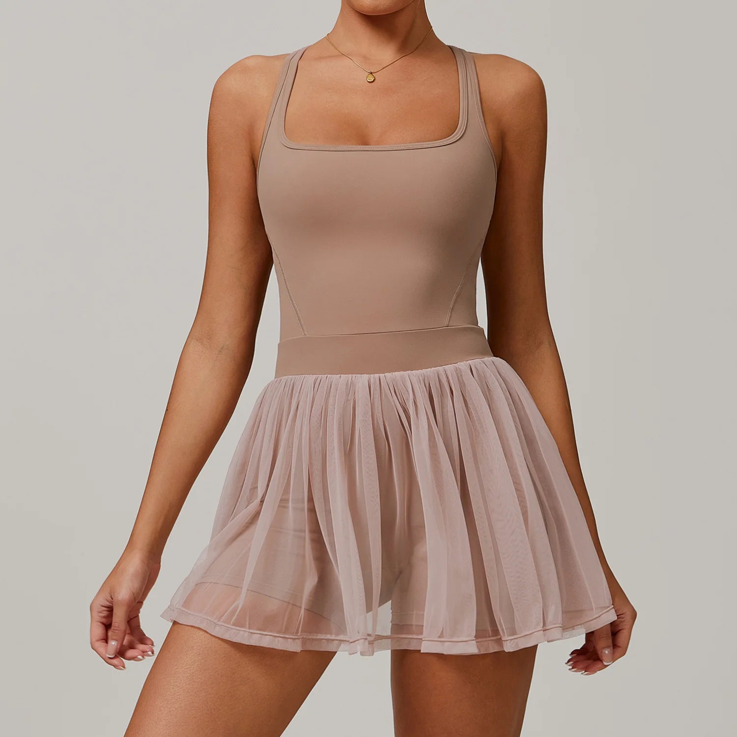 Wholesale Eco Recycled Breathable 2 In 1 Skirt with Pocket short sleeve shirt tshirt women One Piece Tennis