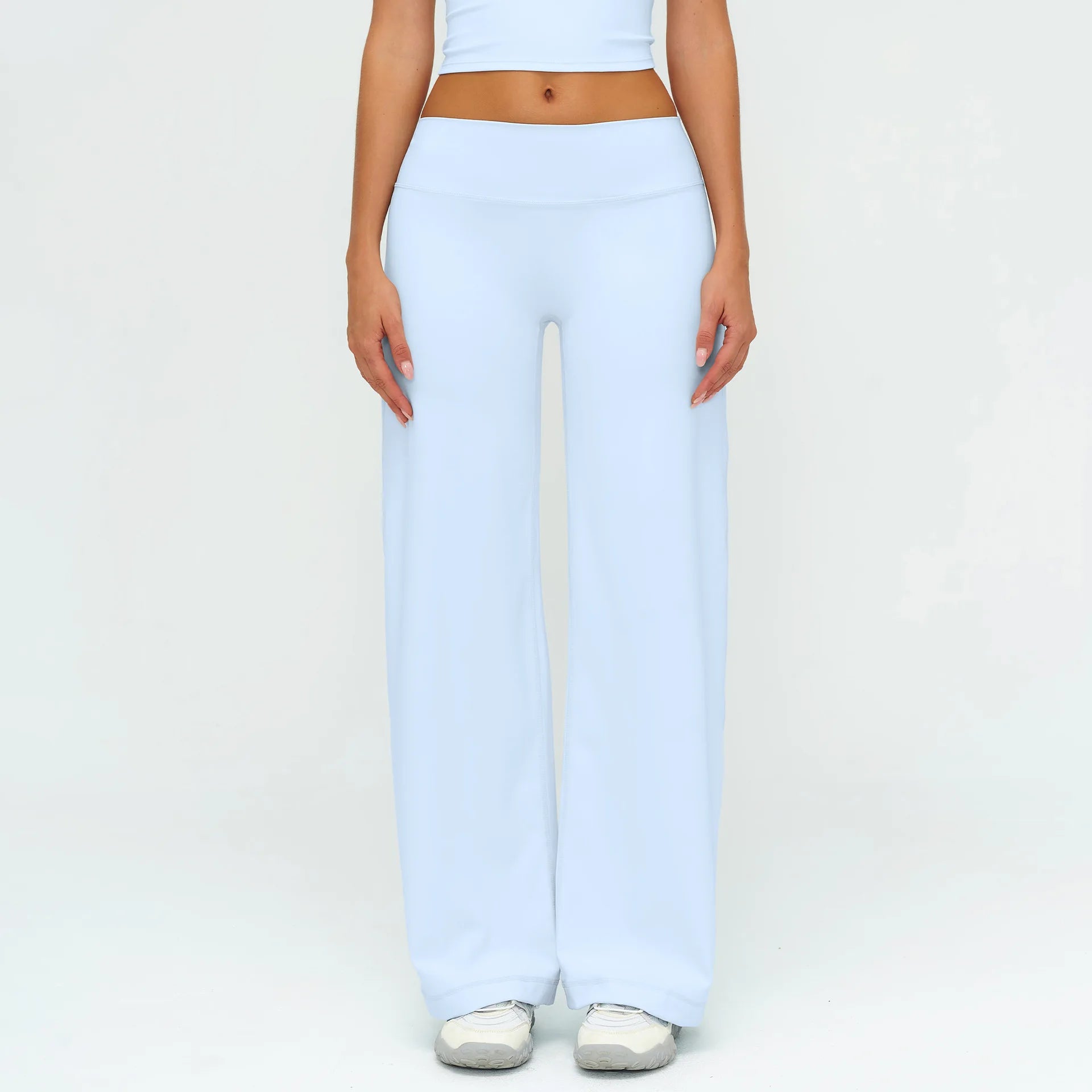 Custom High Waist Full LengthYoga Flare Leggings Compression Fitness Flare Pants Women Butt Lift Sports Gym Yoga Pants