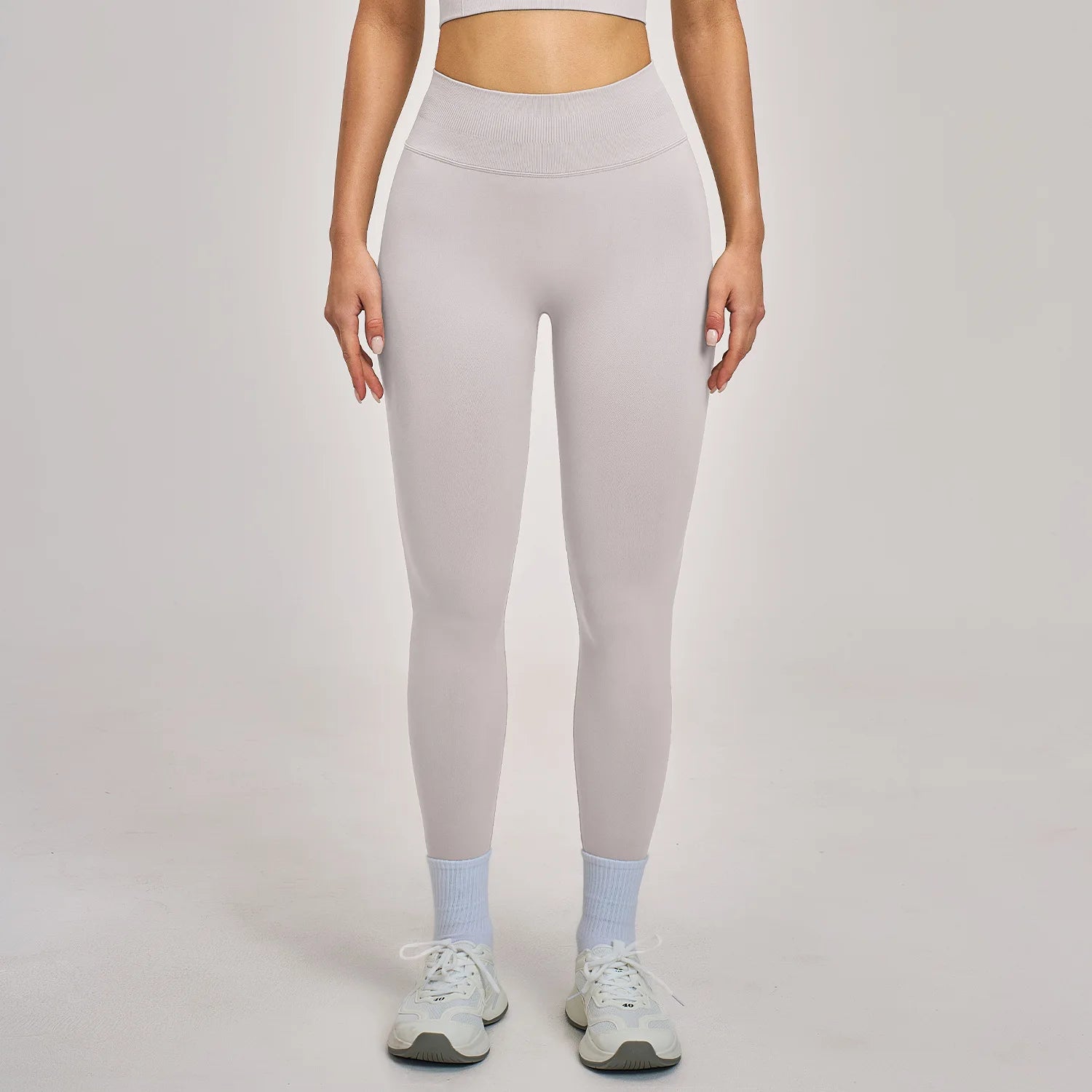 Women's Seamless Solid 5-Piece Yoga Set Breathable High-Waisted Scrunch Workout Leggings Shorts Sportswear Gym Fitness