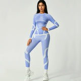 Seamless Ski Base Layer Set Women Thermal Underwear Long Sleeve Compression Snowboard Sportswear Set Custom Logo