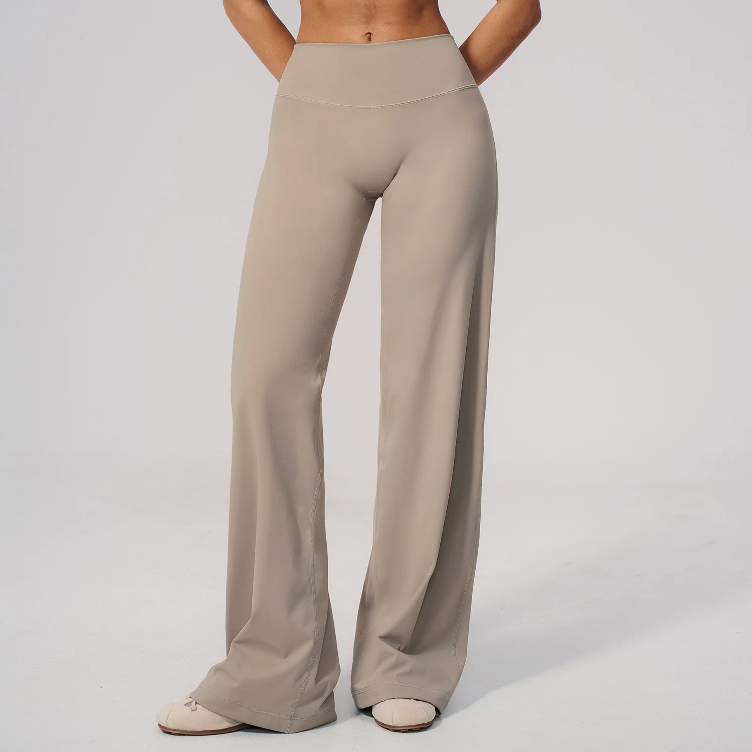 Custom High Waist Full LengthYoga Flare Leggings Compression Fitness Flare Pants Women Butt Lift Sports Gym Yoga Pants