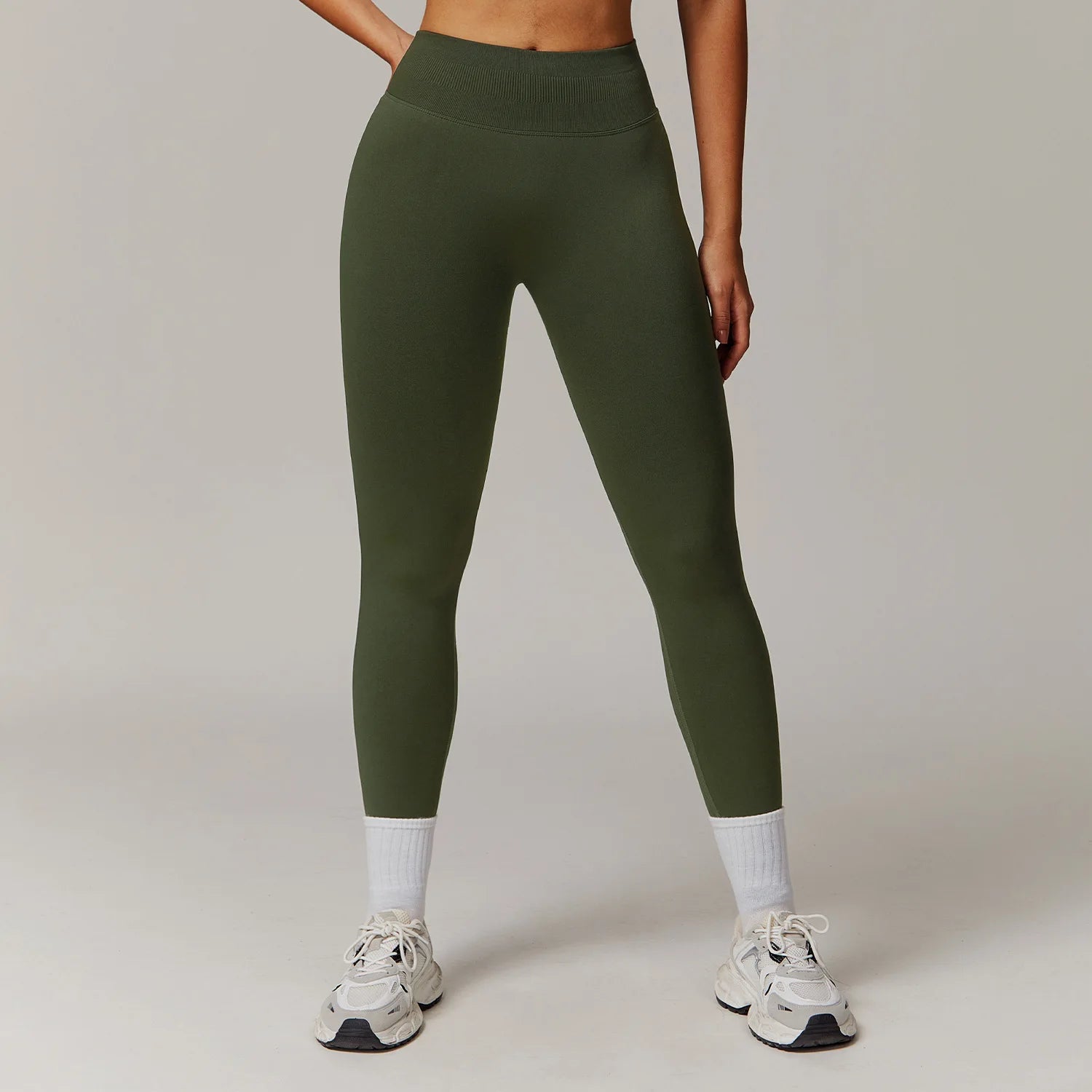 Custom Logo Women's XXL Strapless Fitness Legging Compression Stretchy Soft Comfort Quick Drying Butt Lifting Leggings