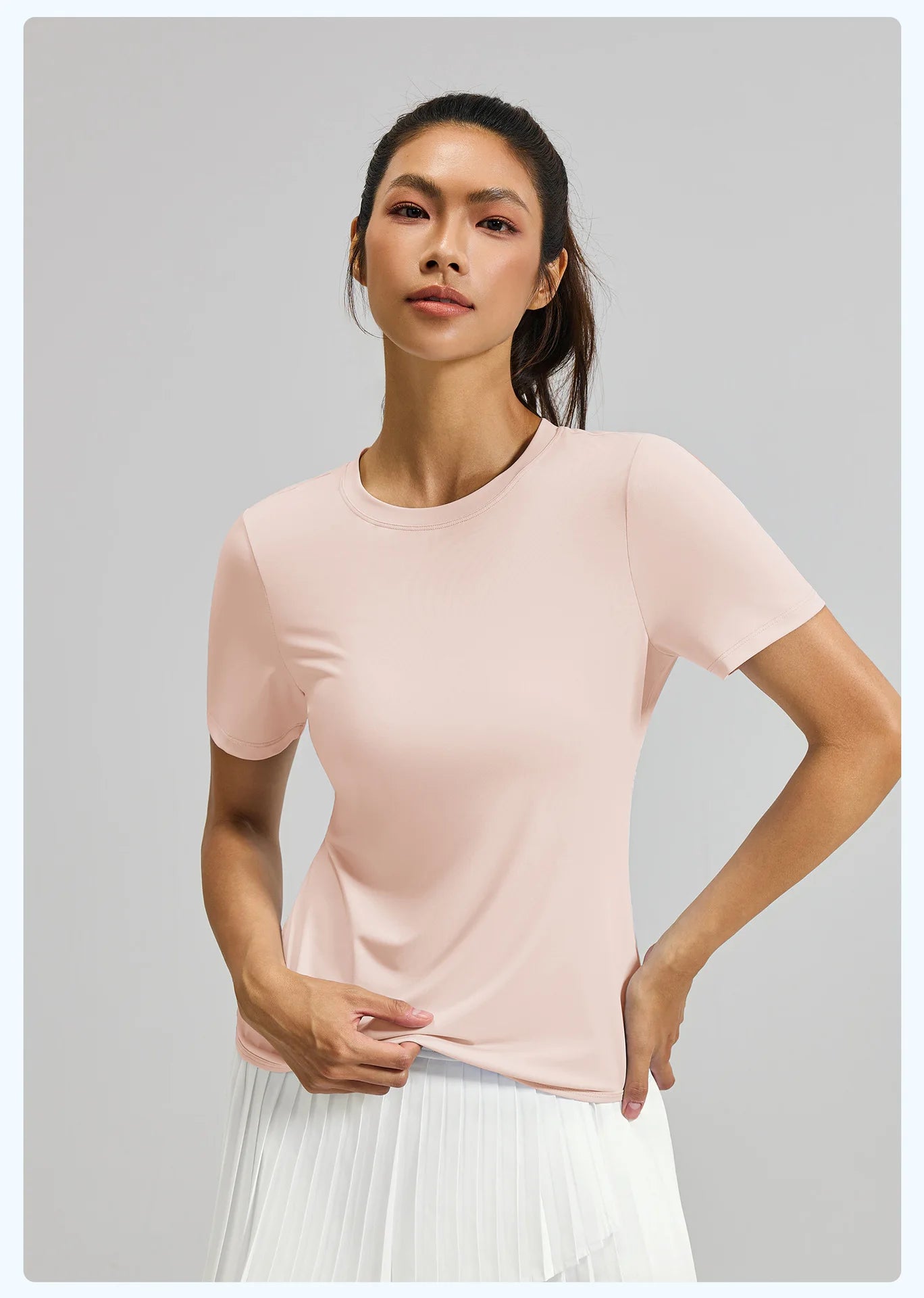 Wholesale Quick Dry Breathable Crew Neck Solid Back Hollow Out Cross short sleeve shirt tshirt women yoga top
