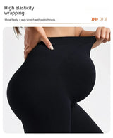 Wholesale Maternity Leggings High Waist Seamless Pregnant Yoga Pants Workout Fitness Sports Skinny Pregnancy Leggings
